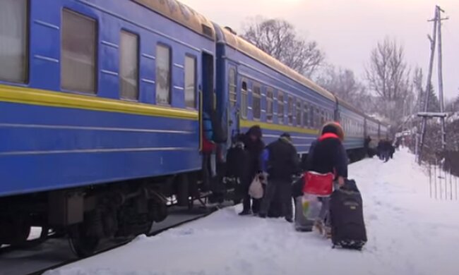 Поезд. Фото: скриншот YouTube-видео